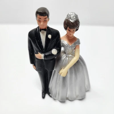 Topper de pastel Wilton vintage 25 aniversario de boda de plata Foto 1 de 3