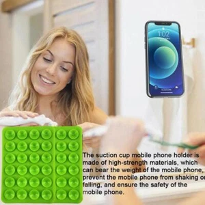 StickyGrippy Suction Phone Case Mount, Silicon Adhesive Phone BEST B2C9 - Zdjęcie 1 z 25