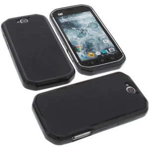 Bag For CAT S40 Phone Case Protection Cover TPU Rubber Case Black - Picture 1 of 5