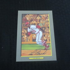 Autograph Perez Steele Great Moments Lou Brock Cardinals