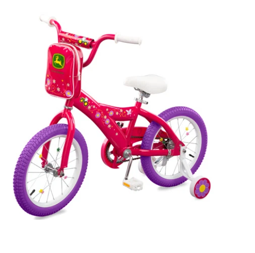 John Deere Girls Pink 16 inch Girls Bicycle #LP53341 - Image 1 of 1