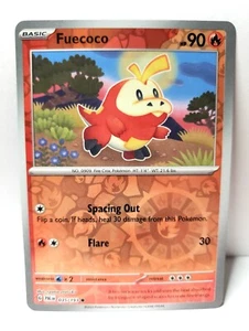 Pokémon TCG - Fuecoco - 035/193 - Reverse Holo - Paldea Evolved - NM/MINT - Picture 1 of 1