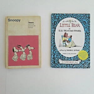 Little Bear by Else Holmelund Minarik 1957 & Peanuts Book Snoopy 1958 (Book Set) - Picture 1 of 6