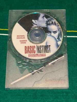 Basic Instinct DVD Special Edition Unrated Directors Cut Ice Case & Pick Pen - Image 1 of 3