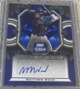 2023 Elite Extra Edition Hidden Gems Matthew Wood Auto No. HG-MWD ! - Picture 1 of 2