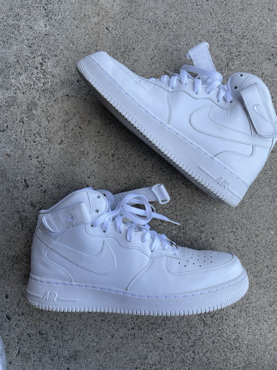 Nike Air Force 1 Mid Triple White for Sale | Authenticity Nike Air Force 1 Mid Triple White for Sale | Authenticity