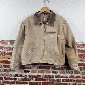 Vintage Carhartt Jacke Damen XL Canvas Detroit Blanket gefüttert Workwear WJ097 - Bild 1 von 9