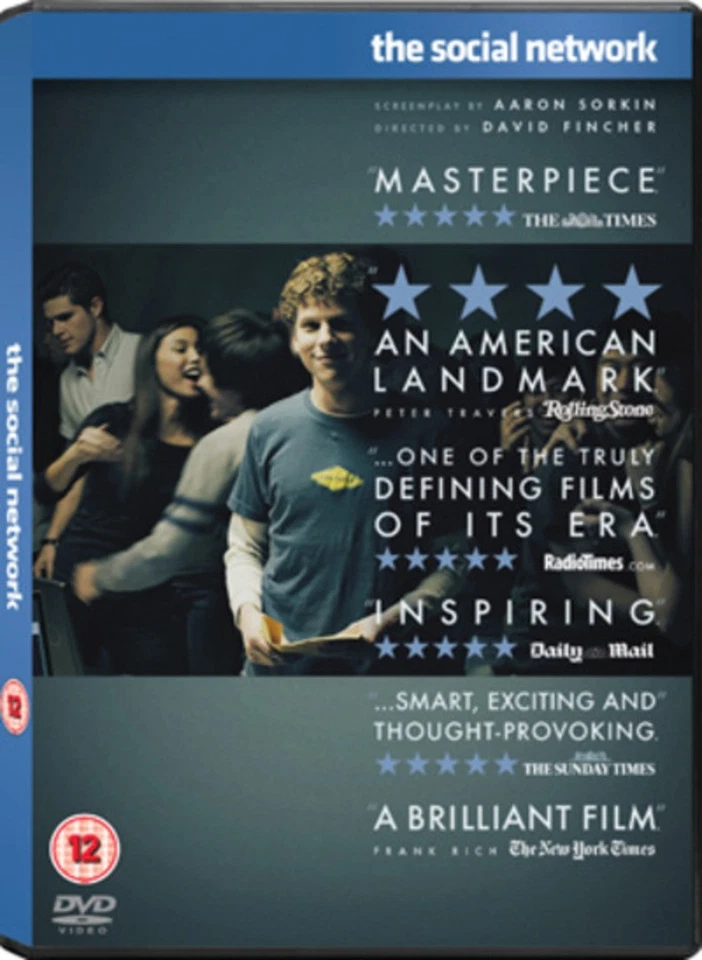 The Social Network (DVD) Jesse Eisenberg Andrew Garfield Max Minghella - image 1 of 1