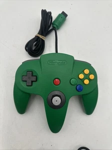 Controller Nintendo 64 N64 verde - joystick stretto - originale OEM AUTENTICO - ESCLUSO - Foto 1 di 7