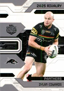 2025 Penrith Panthers NRL TLA Special Edition Rivalry Card - Dylan Edwards - Picture 1 of 3