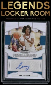 2024 Panini Prizm Draft Picks #P-IAN Ian Jackson Penmanship Prizms Silver - Picture 1 of 2