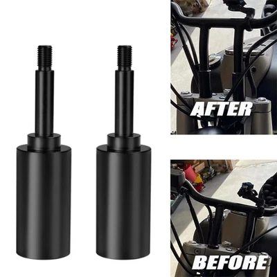 Elevadores de manillar CNC de 2,5" 2010-2023 para motocicleta Honda Shadow Phantom VT750C2 Foto 1 de 4