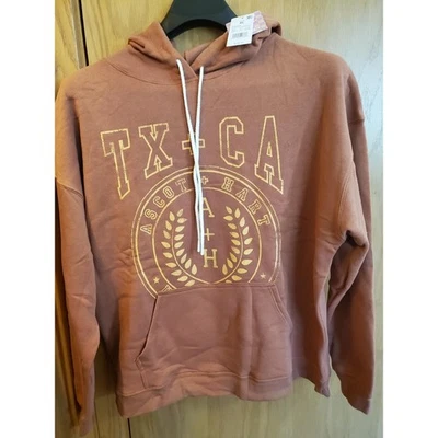 Ascot And Hart Brown/Beige Hoodie Sweatshirt Size XL - Image 1 of 4