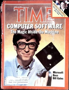 Time Magazine April 16, 1984 Micrsoft's Bill Gates FRONT COVER ONLY! - Picture 1 of 1