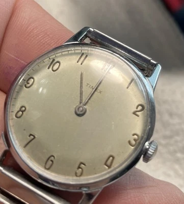VINTAGE 1966 Timex Mercury 10302466 Mechanical Hand-Wind Watch - Runs GREAT - image 1 of 4