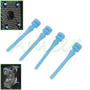 4pcs Silicone Shock Absorption Screws for PC Case Cooling Fan Blue - Afbeelding 1 van 6