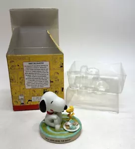 Peanuts Gallery Snoopy Woodstock KEKSE FÜR WEIHNACHTSMANN? 2002 Punze QPC4083 - Bild 1 von 14