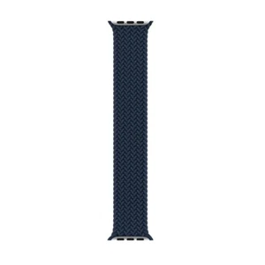 Apple Watch Braided Solo Loop 45mm - Abyss Blue - Size 9 ML6N3AM/A - Photo 1 sur 2