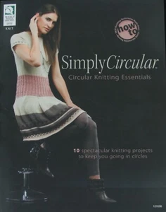 House of White Birches Simply Circular Knitting 10 knitting projects NEW - Picture 1 of 2