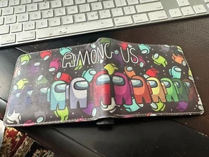 Among Us Game Inspired Wallet for Men Boys Kids, PU Leather Bifold Card Holder - Picture 1 of 5