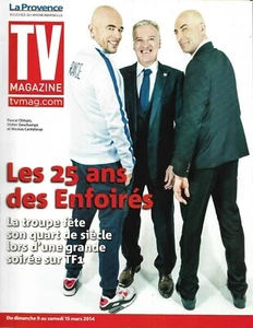 TV MAGAZIN Nr. 21643 09.03.2014 25 Jahre Arschlöcher: Obispo, Deschamps & Canteloup - Bild 1 von 1