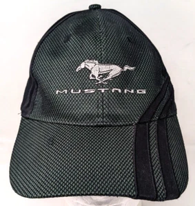 Vintage Ford Mustang Racing Stripe Baseball Hat Cap Strapback Mesh Y2K Car - Picture 1 of 8