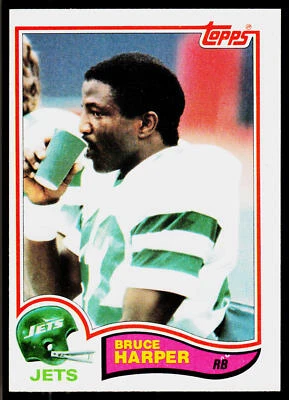 Bruce Harper, 1982 Topps, #169, New York Jets - Image 1 of 2