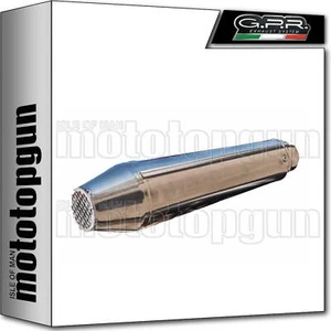 GPR EXHAUST HOMOLOGATED ULTRACONE CAFE RACER STAINLESS STEEL BMW K 75 1986 86 - Picture 1 of 2