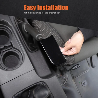 Gloss Black For Nissan Frontier 2009-2017 Console Handbrake Groove Panel Sticker — 第 1/4 张图片