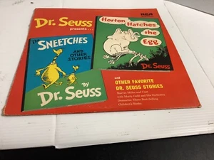 Dr Seuss Vinyl Record “Sneetches & Horton Hatches The Egg”. Tested - Imagen 1 de 10