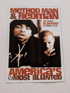 Method Man & Redman:   Original 1999 HipHop  Flyer - Bild 1 von 3