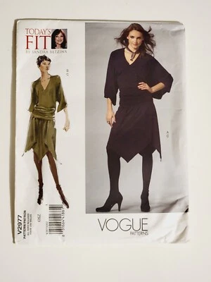 Vogue 2977 Today's Fit Sandra Betzina Kimono Top Skirt Pattern Designer Uncut  - Image 1 of 4