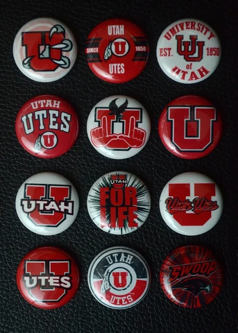 Utah Utes - 1 1/2" Magnet Set (Set of 12) Cover