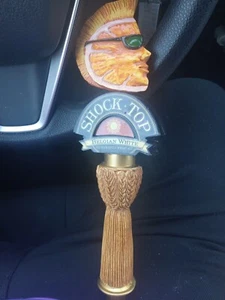 Shock Top belgischer Weißbier Zapfhahn Griff 12" guter Zustand kostenloser Versand - Bild 1 von 1