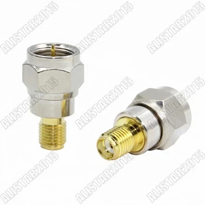 10 Pieces SMA Jack Female to F Type Male Plug straight Adapter SMA-F Connector - Image 1 of 4