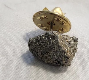 Unbranded Pyrite (Fool's Gold) Tie Tack .50 Inch - Picture 1 of 4