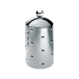Alessi Kalistò 1 CB01  Küchendose Edelstahl 18/10 mit Knopf aus Aluminium - Bild 1 von 4