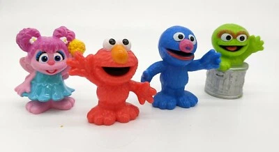 "Figuras Hasbro de 3"" Sesame Street Workshop 2013 - Lote de 4 Abby Elmo Grover Oscar" Foto 1 de 4