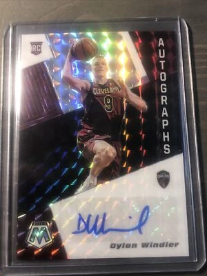2019-20 Panini Mosaic Silver DYLAN WINDLER - Autographs - Mosaic Prizm RC Auto - Image 1 of 3