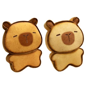 1x Cute Capybara Shaped Plush Toast Toy Capybara Stuffed Animal Plush Toy - Picture 1 of 16