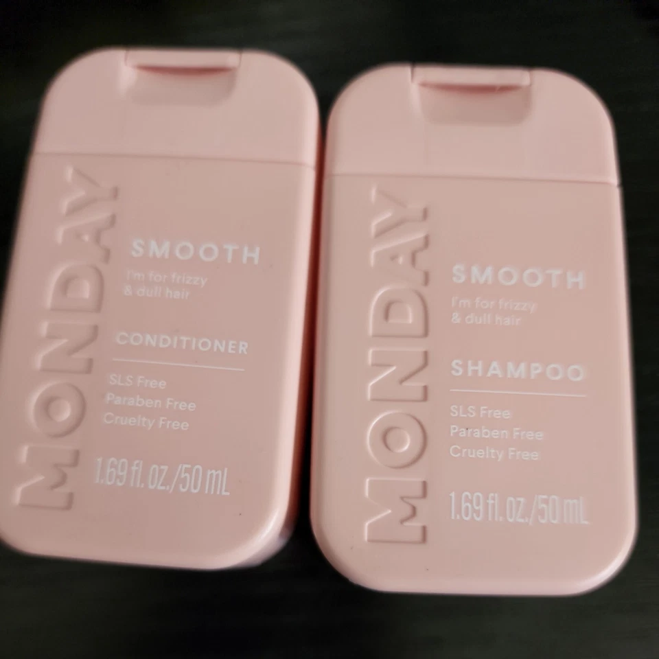 Monday Smooth Shampoo & Conditioner Haircare Travel Size 1.69oz. each Mini Set  - Image 1 of 1