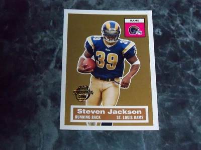 Steven Jackson (St. Louis Rams - RB) 2005 Topps INSERTAR TARJETA #18 de 22 como nueva Foto 1 de 2