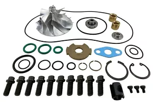 Kit de reconstrucción turbo mejorado para 03-04 Powerstroke 6.0L GT37 GT3782VA 360 Rodamiento - Imagen 1 de 2