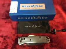 BENCHMADE, BUGOUT, 535BK-4, Black Class, Silver with Black Blade, M390 Steel.