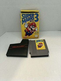 Super Mario Bros. 3 (Nintendo NES, 1990) In Box No Manual Tested Authentic