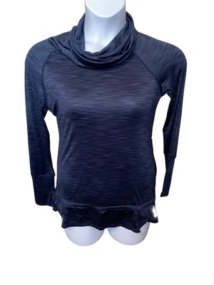 Top Pullover Reebok Mujer Azul Cuello Capucha Manga Larga Talla Pequeña Nuevo con Etiquetas Foto 1 de 4