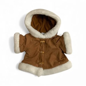 Abrigo Parka Build A Bear Arctic Fisherman Imitación Gamuza Marrón Esquimal Imitación Piel Oropel - Imagen 1 de 9
