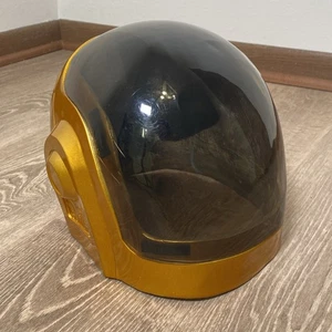 Casco Daft Punk Guy-Manuel maschera cosplay resina puntelli indossabili oro per Halloween - Foto 1 di 10