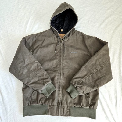 BONITA Chaqueta de Trabajo Swingster De Colección Con Capucha Lona Pato Granja Para Hombres XL Acolchada Foto 1 de 4