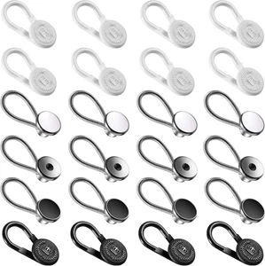 WILLBOND Collar Extenders Elastic Button Extender Neck for Shirt Pants Dress Tro - Picture 1 of 12
